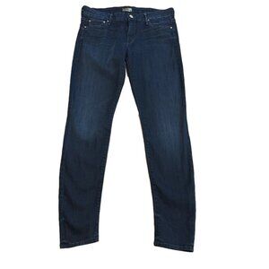 Mother Sz 8 The Looker The Missing Hour Blue Dark Wash Mid Rise Denim Jeans